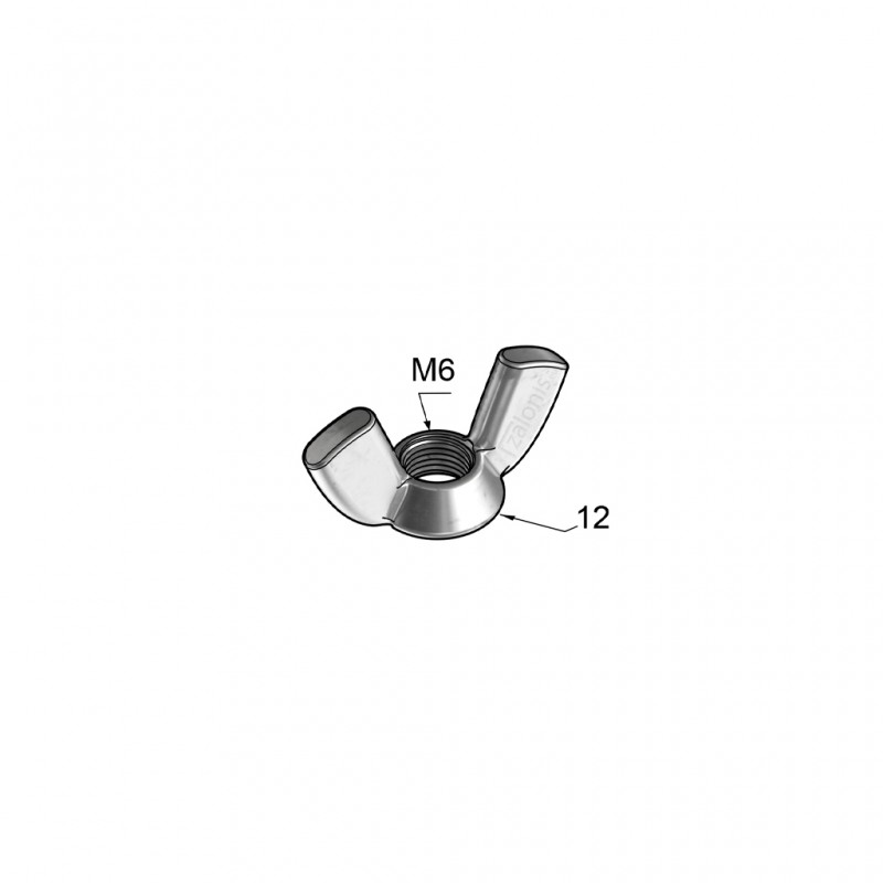 WING NUT M6 WING NUTS